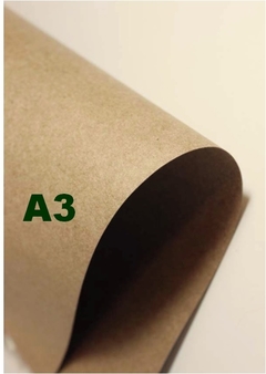 Papel Kraft 180g - A3 - Pacote 50 folhas
