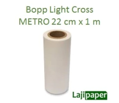 Bopp Holográfico LIGHT CROSS - METRO 22 cm x 1 m