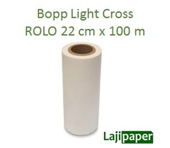 Bopp Holográfico LIGHT CROSS - ROLO 22 cm x 100 m