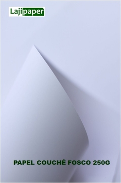PAPEL COUCHÊ FOSCO 250G A4 - Pacote de 125 folhas