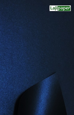 Papel Perolizado 180g - A4 - Azul Noite - Pacote 10 folhas