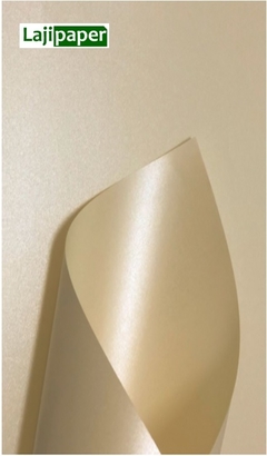 Papel Perolizado 180g - A4 - Creme Majorca - Pacote 10 folhas