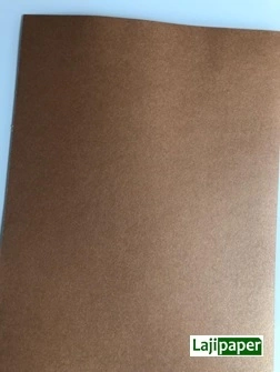 Papel Perolizado 180g - A4 - Conhaque - Pacote 10 folhas