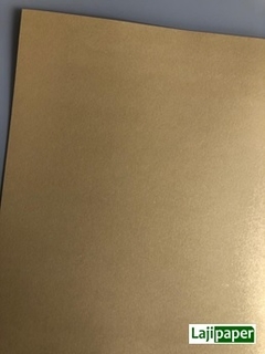 Papel Perolizado 180g - A4 - Golden - Pacote 10 folhas
