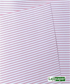 Papel Perolizado Metallik A4 Listra Rosa - Pacote 10 folhas - comprar online