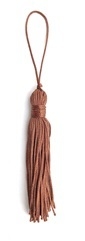 Tassel de fio náutico - 8 cm UN - MARROM