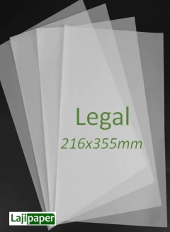 Papel Vegetal Tamanho Legal - 102g - Embalagem com 50fls