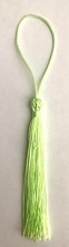 Tassel de seda - 8 cm UN - VERDE NEON - comprar online