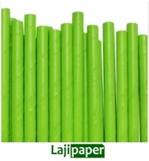CANUDOS DE PAPEL 6 mm X 200 mm Com 12und - Verde