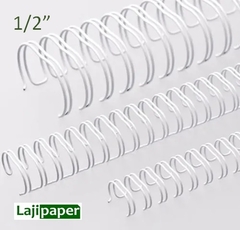 Wire-o 3x1 - 1/2" A4 - 100fls BRANCO - CAIXA c/ 100un