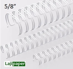 Wire-o 2x1 - 5/8" A4 - 120fls BRANCO - CAIXA c/ 50un