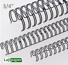 Wire-o 2x1 - 3/4" A4 - 140fls PRETO - UNIDADE