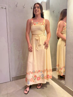 Conjunto estampa floral saia e cropped