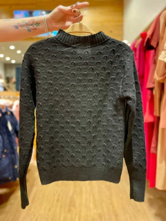 Tricô manga longa relevo - comprar online