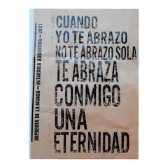 Afiche "Cuando yo te abrazo..."