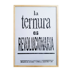 Afiche 50 x 70 cm + marco con vidrio