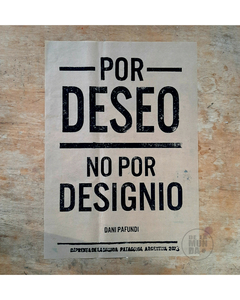 Por deseo no por designio - comprar online