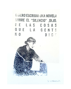 Estampa Virginia Woolf II - comprar online