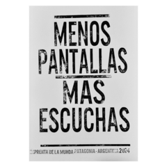 Menos pantallas, mas escuchas