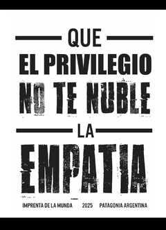 Que el Privilegio no te nuble la Empatía - comprar online