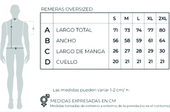 T shirt Oversize Estampa Manos - comprar online