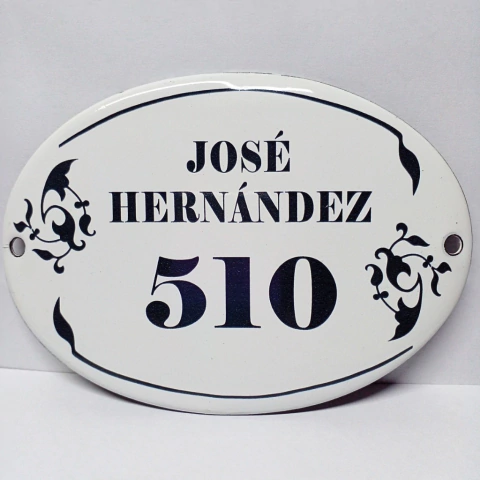 Chapa Dirección Para Casa, Domicilio.