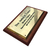 Placa para consultorios, oficinas. De bronce con madera. - comprar online