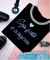 T SHIRT - LUXE BLACK - SEJA FORTE E CORAJOSA - COM PEDRARIAS