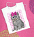 T SHIRT - SWEET CAT - SEM PEDRARIAS