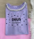 T SHIRT - LUXE PURPLE - DEUS É A RESPOSTA - COM PEDRARIAS BORDADAS