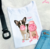 T SHIRT - DOG BOLHAS ROSE - SEM PEDRARIAS