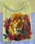 T SHIRT - LEÃO FLORES - COM PEDRARIAS