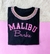 T SHIRT - LUXE BLACK - MALIBU BARBIE - COM PEDRARIAS