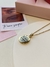 Colar Medalha M Personalizado - Maria Cigana Acessórios