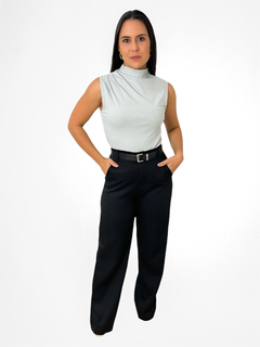 CALÇA PANTALONA DE ALFAIATARIA - PRETO - comprar online