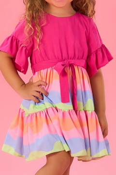 Vestido Infantil Mon Sucré Rosa Gelato 144 - comprar online