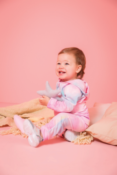 Conjunto Infantil Kukiê Baby de Jaqueta e Calça Tie Dye - Divininhas