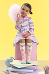 Vestido Infantil Mon Sucré Funny Colorido