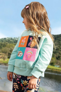 Conjunto Blusão em Moletom e Legging em Molecotton Infanti - comprar online