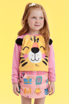 Conjunto Infantil Inverno Happy Birthday Shorts Saia Mon Sucré - comprar online
