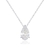 Colar Gota Moissanite 14mm