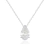 Colar Gota Moissanite 14mm