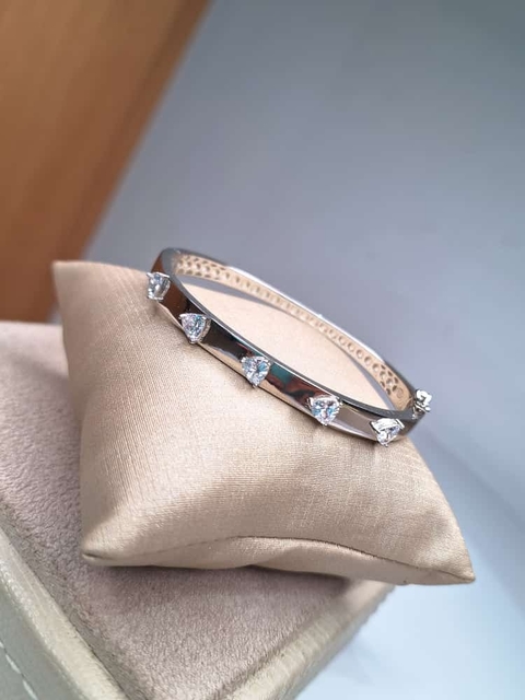Bracelete Trillion Incrustado