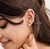 Brinco Coração Lelê Moissanite 6mm - Sant’isa Joias