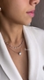 Colar Bia Fio Faca Moissanites - comprar online