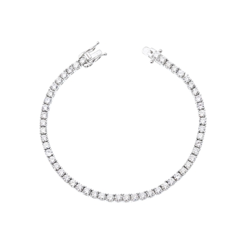 Pulseira Riviera 4 Garras 3mm