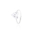 Anel Coração Lelê Moissanite 9mm - comprar online