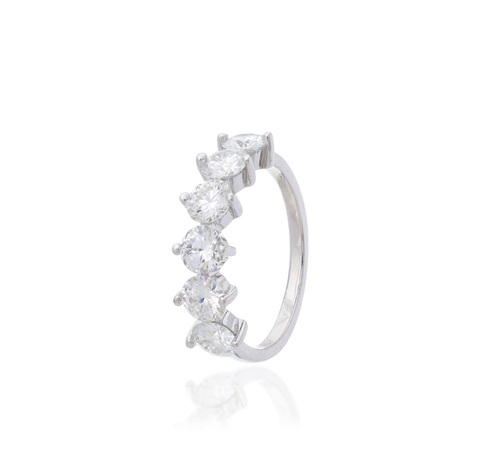 Meia Aliança 2 Garras 4mm