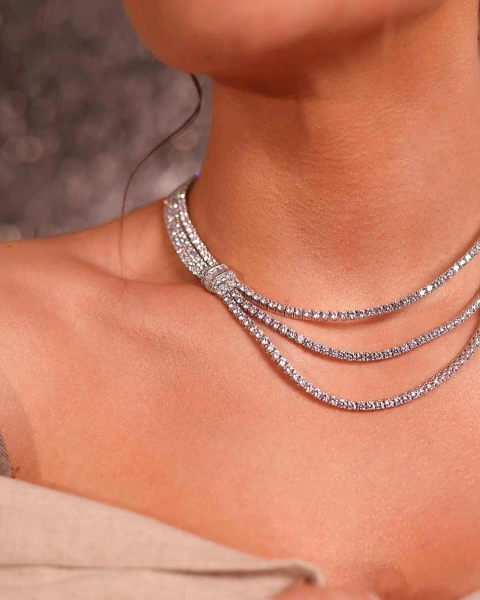 Colar Riviera Tripla