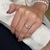 Anel Sarah Moissanite Sky Blue